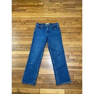 Abercrombie & Fitch Jeans The Straight Mid Rise Medium Wash Blue Size 10R
